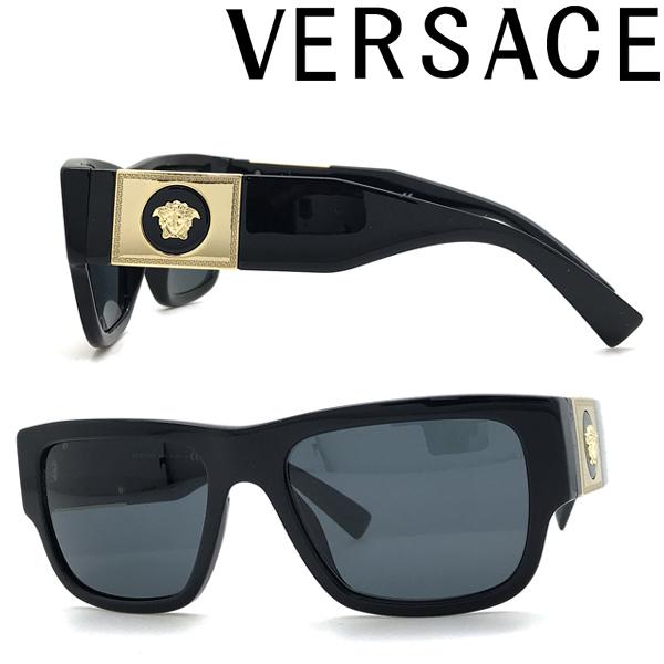 VERSACE（ヴェルサーチェ） ベルサーチ ブランド サングラス ブラック