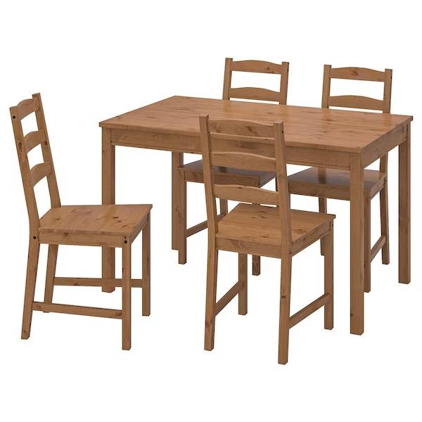 イケア（IKEA） 【IKEA】JOKKMOKK ヨックモック テーブル＆チェア4脚