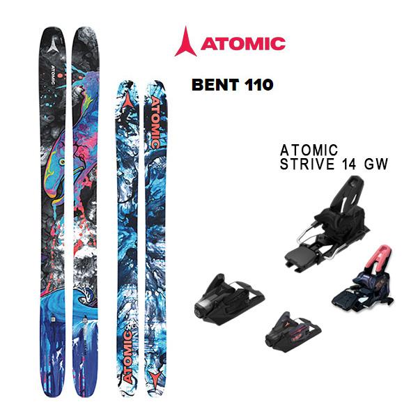 ATOMIC（アトミック） スキー板 BENT 110 (24-25 2025) + 25 STRIVE 14