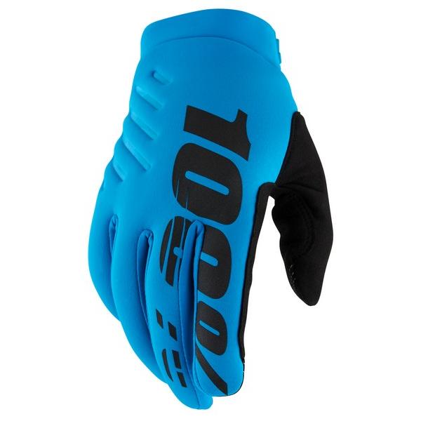 Sサイズ MX冬用グローブ 100％ 22fa BRISKER COLDWEATHER ターコイズ