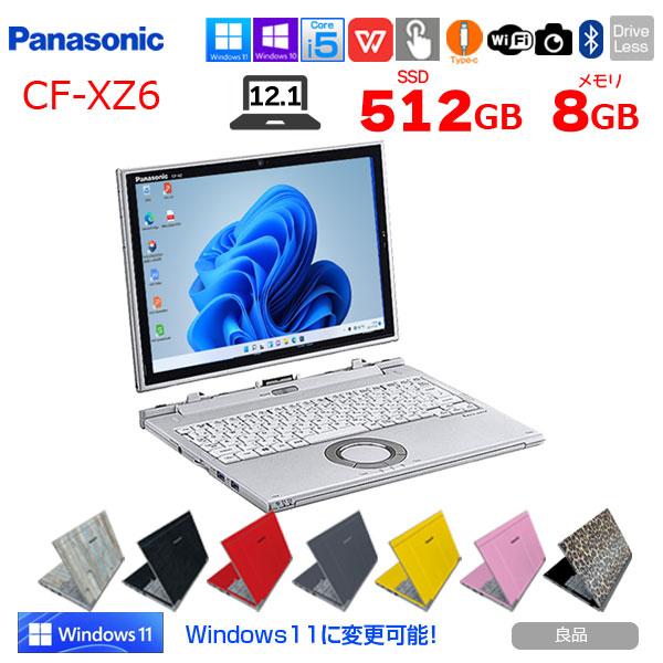 中古パソコン 今だけSSD倍増↑】Panasonic CF-XZ6 2in1タブレット 中古