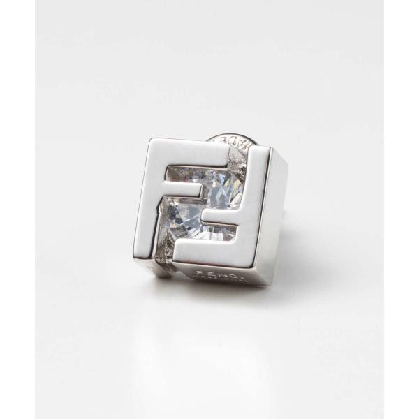える】FENDI 片耳ピアス シルバー FFロゴ FFピアス シルバー | Fendi