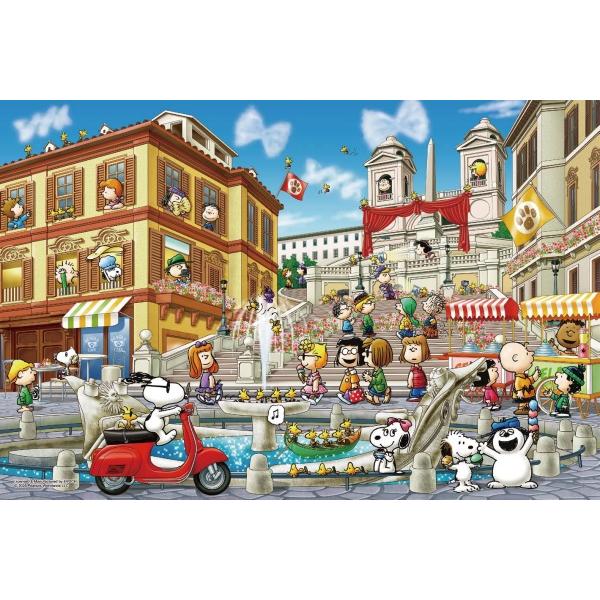 ジグソーパズル 1000ピース PEANUTS スヌーピー イン ローマ 50×75cm