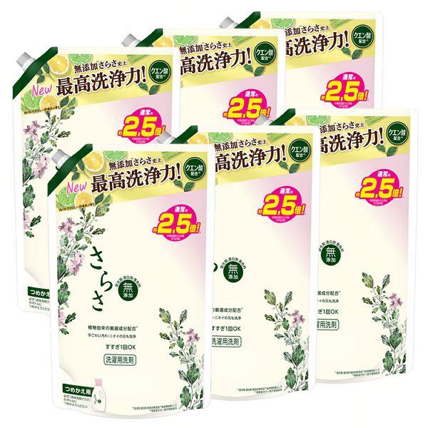 P&G さらさ 洗剤 詰め替え 超ジャンボ 1.68kg 1680g 6個セット 洗濯