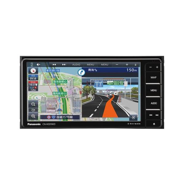 ストラーダ CN-HE01WD 地図データ2021年 フルセグ 新品アンテナ付