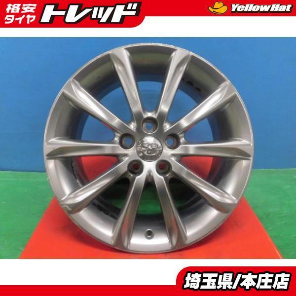 中古 トヨタ 130系 マークX 純正 アルミホイール 18インチ 8.0J +45