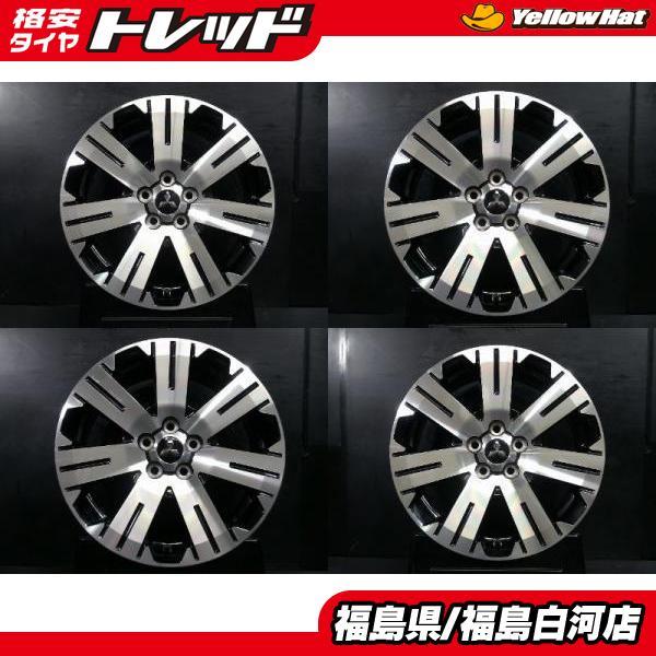 中古ホイール 4本 三菱 デリカD:5 純正 後期 7J-18 5H 114.3 +38