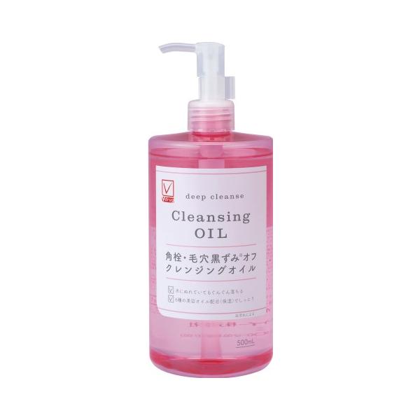 Vチェック 角栓・毛穴黒ずみオフ クレンジングオイル 500ml/V