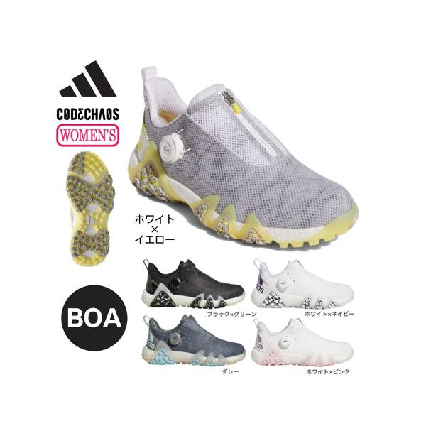 adidas コードカオス レディース 23.5 GX3940 ゴルフジュース adidas