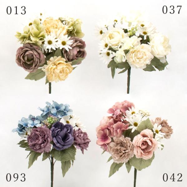造花 花束 とりよせ品 ミックスローズブッシュ ブーケ バラ 薔薇