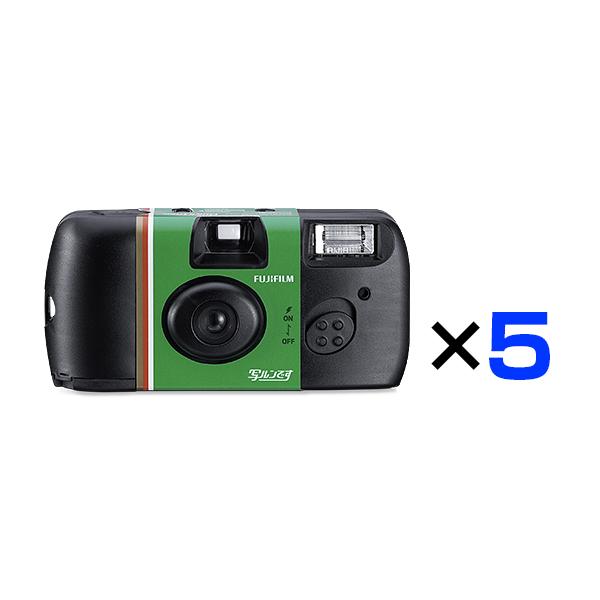 写ルンです 27枚撮り フジカラーレンズ付フィルム 5個セット 富士