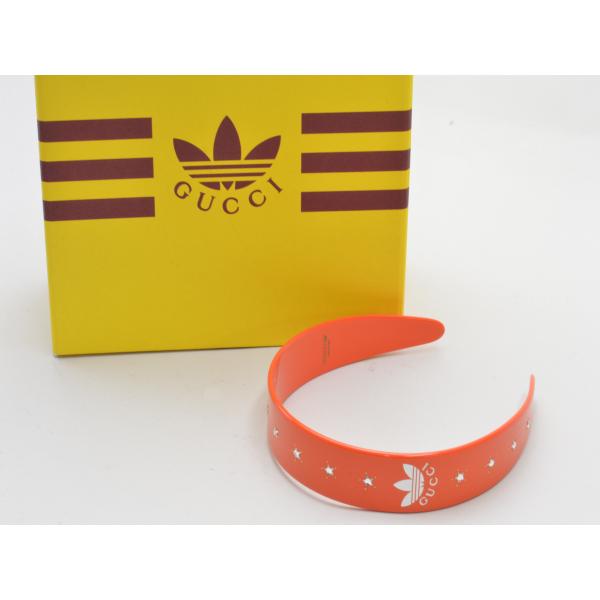 GUCCI（グッチ） アディダス adidasコラボ 702950 カチューシャ ヘア