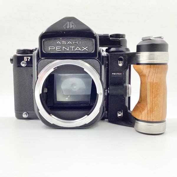 ペンタックス 【全額返金保証】【最速発送】PENTAX 67 ボディ 木製