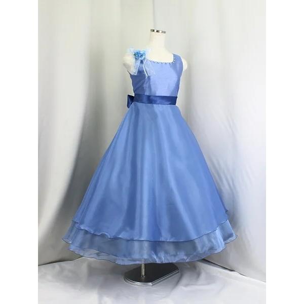 ゆめりすと ビクトリアv6 グレイッシュブルー 160：演奏会発表会用子供