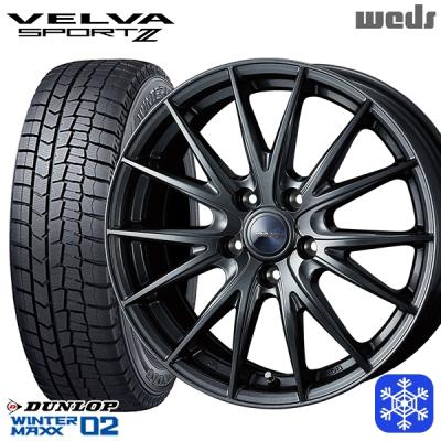 DUNLOP 自動車 冬タイヤ、ホイールセット（リム径（ホイールサイズ