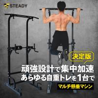 懸垂マシン 家庭用 耐荷重150kg 10段階 高さ調節 組立簡単 チンニング