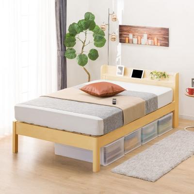 福岡市限定】ニトリ NITORI 収納付き セミダブルベッド 配送組立無料