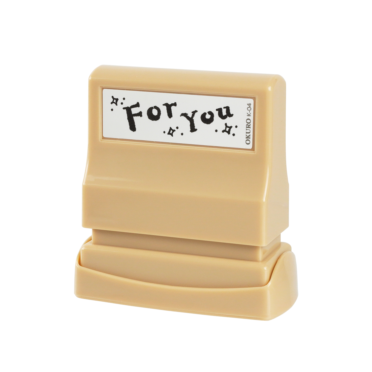 OKURO Sサイズ 茶 取扱注意|PEO-SA-BR-04|商品カタログ|シヤチハタ株式会社