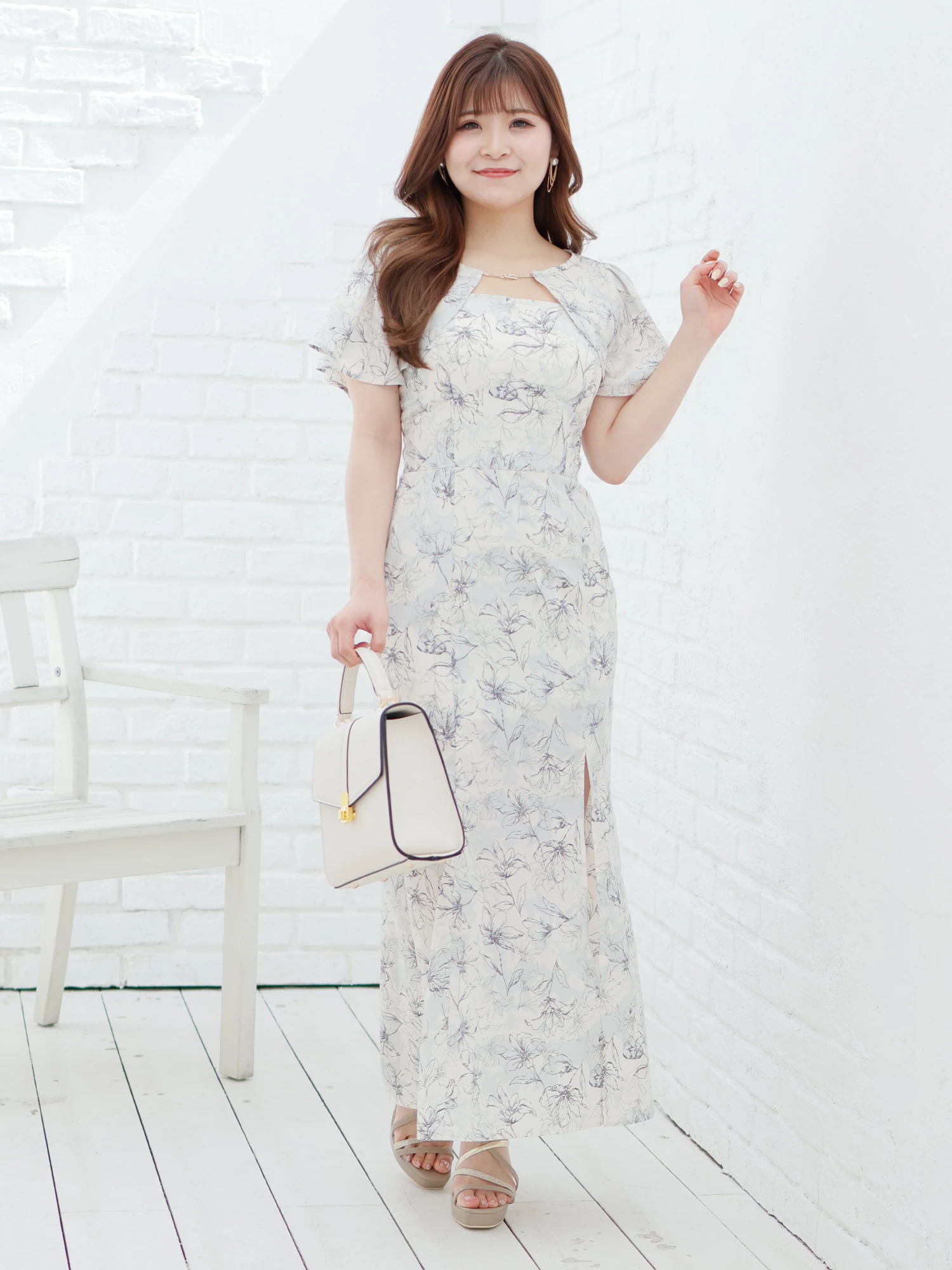 LIP SERVICE（リップサービス）｜ charme flower マーメイドワンピース