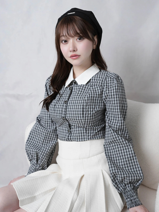 LIP SERVICE（リップサービス）｜ コルセットチェックトップス