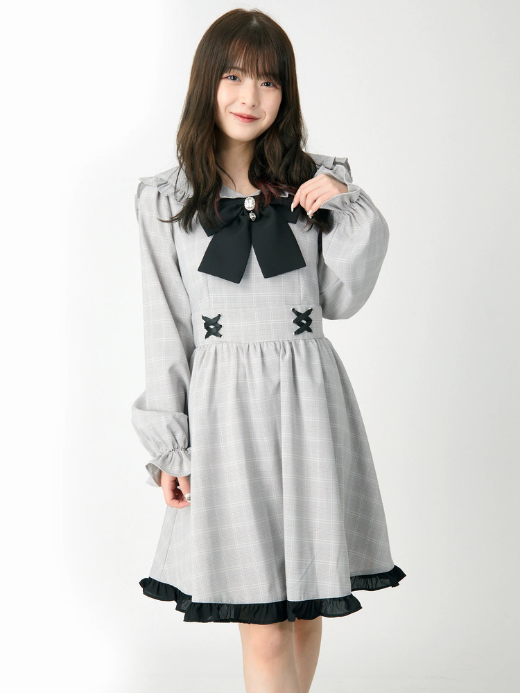 試着のみ】Randy ビジュープレッピーワンピース ビジュープレッピー