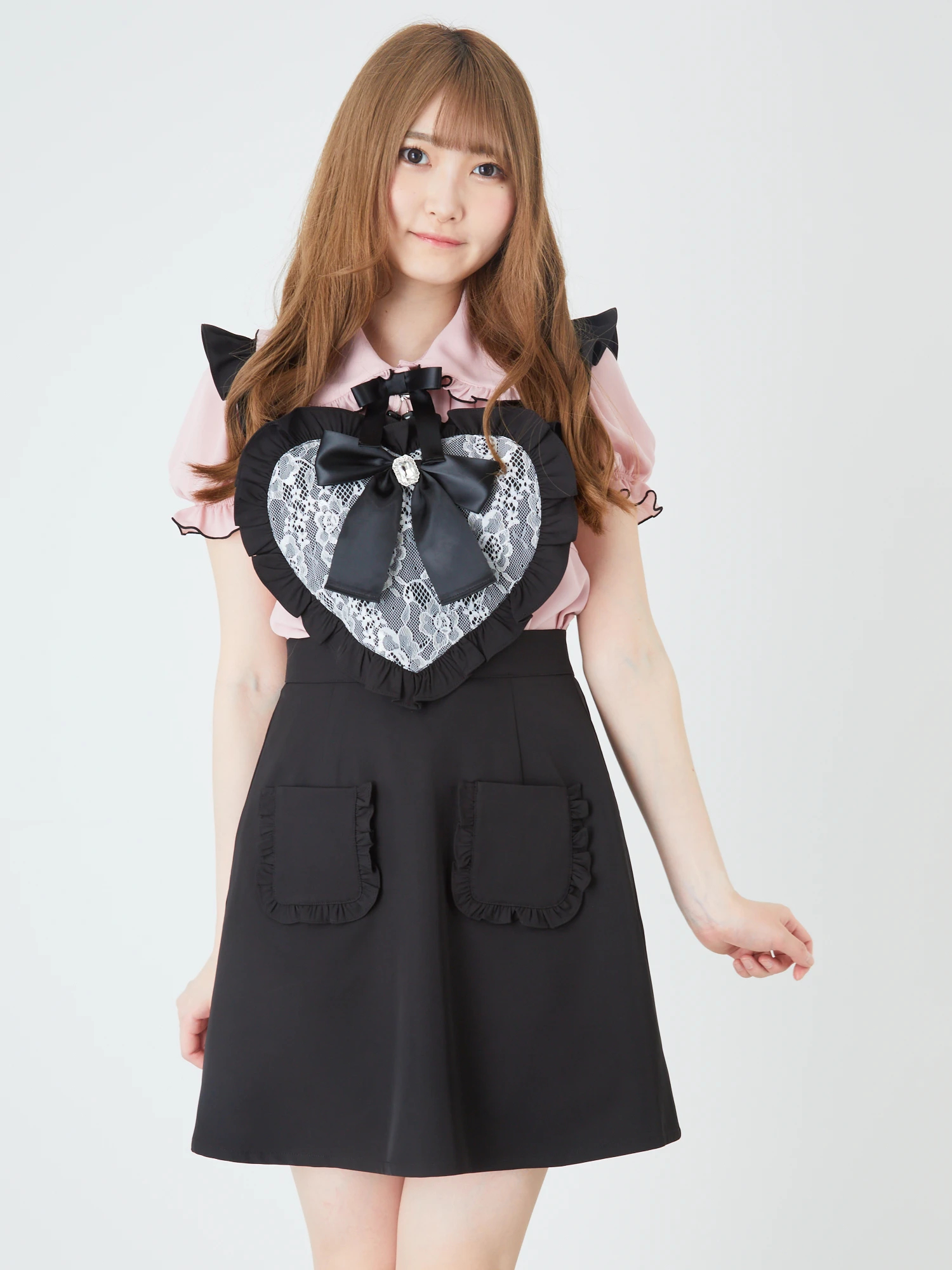 レースハートエプロンSK - Ank Rouge(アンクルージュ)のスカート