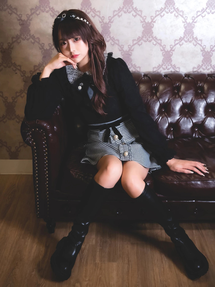 パールリボン台形スカート - Ank Rouge(アンクルージュ)のスカート