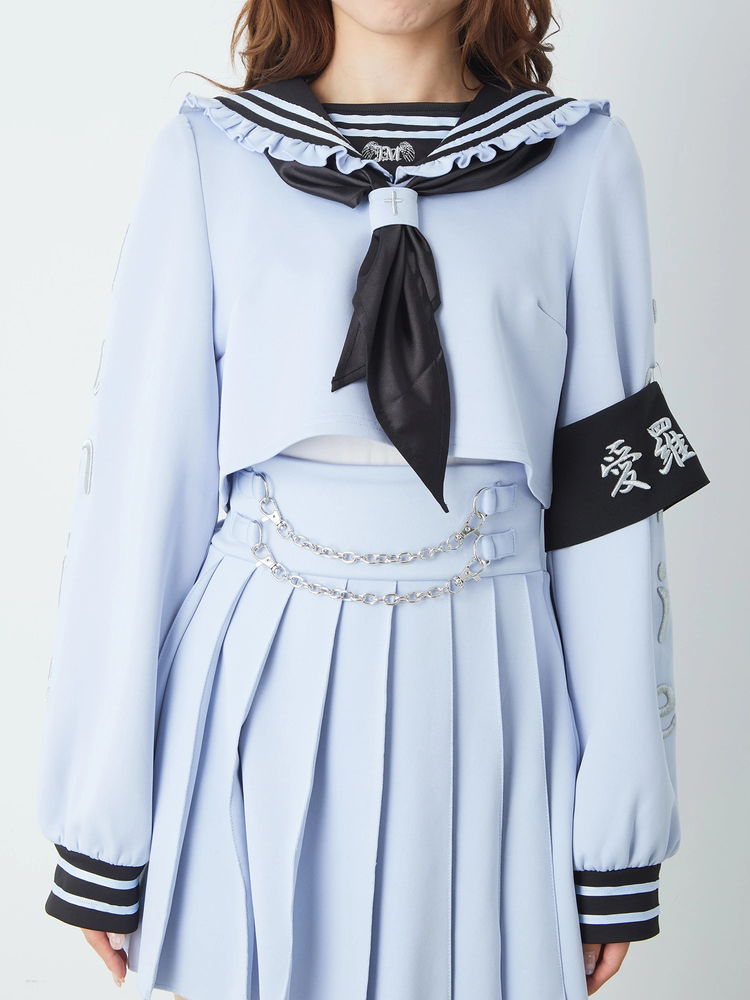 Jamie特攻服 トップス ホワイト エーエヌケー Jamie エーエヌケー