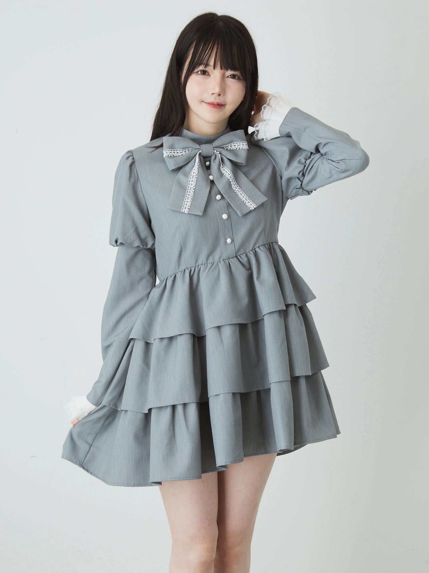 リボンレースティアードOP - Jamie エーエヌケー(ジェイミーエー