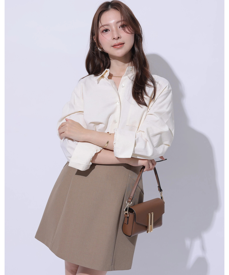 バックジップフォルムミニスカート | スカート | Apuweiser-riche