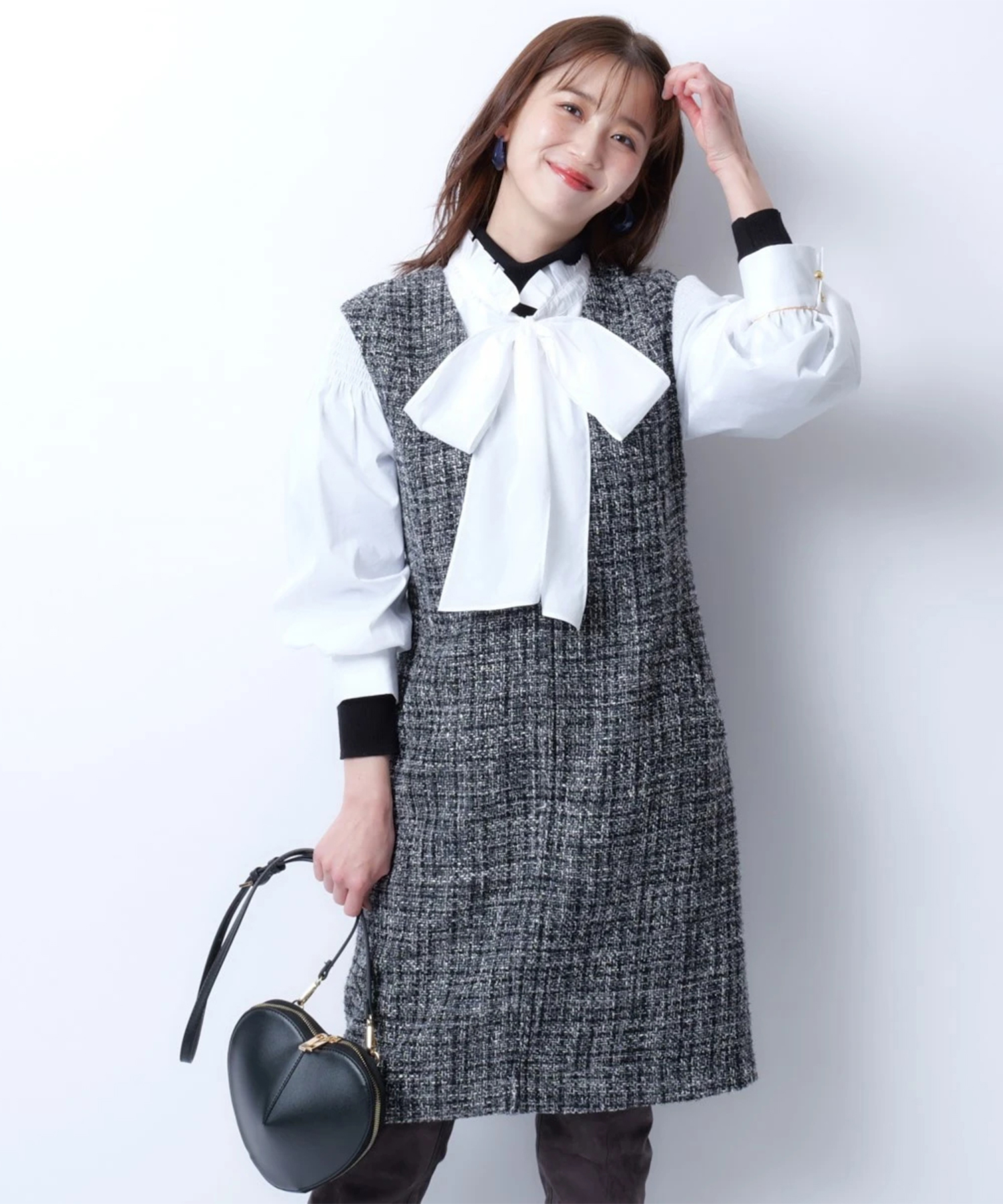 ジャスグリッティー リングファスナージャンスカ 黒 【公式通販】