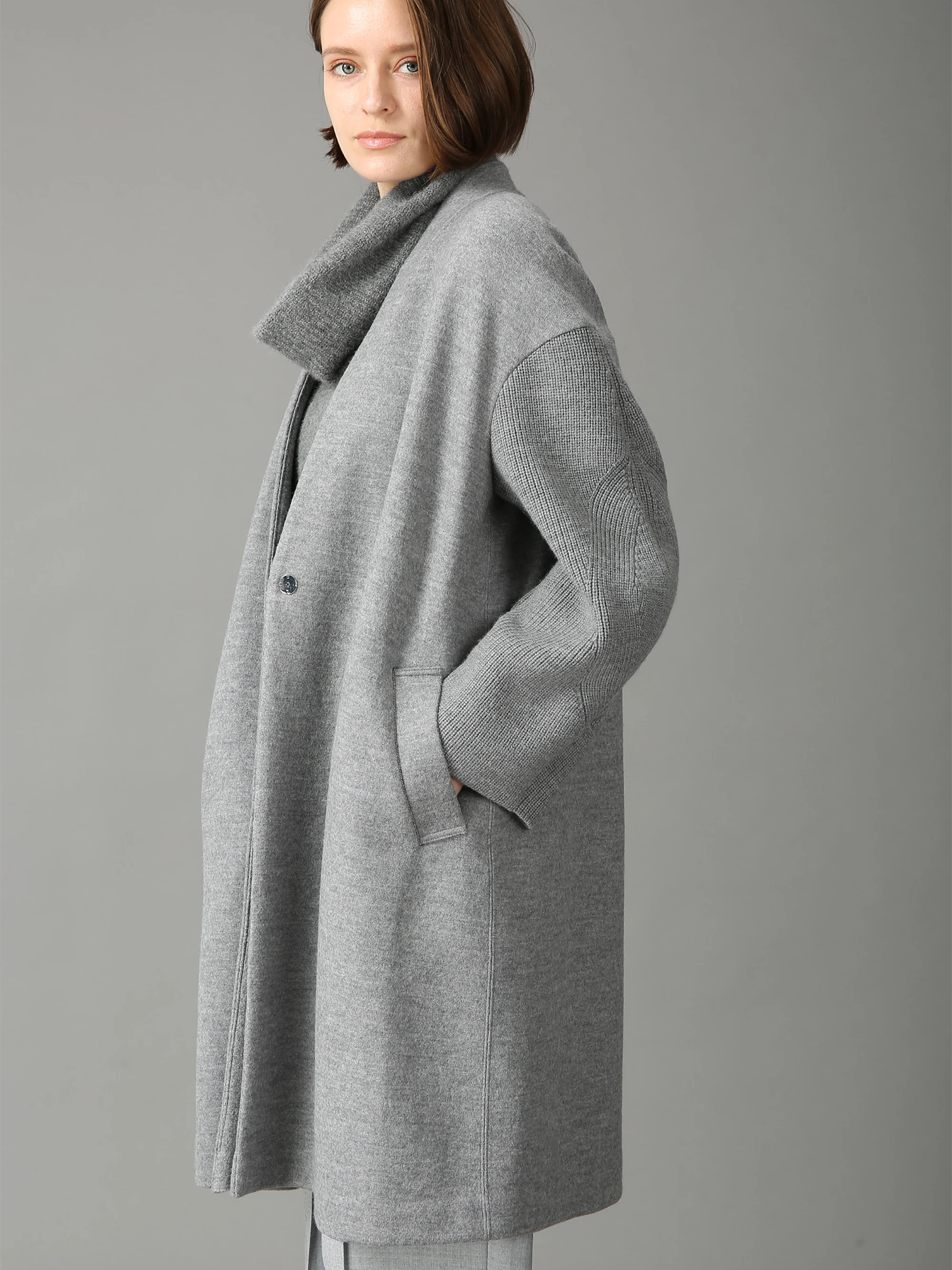 エクラ掲載】【日本製】 フェスタ ウール コート ｜ MORABITO SPELL