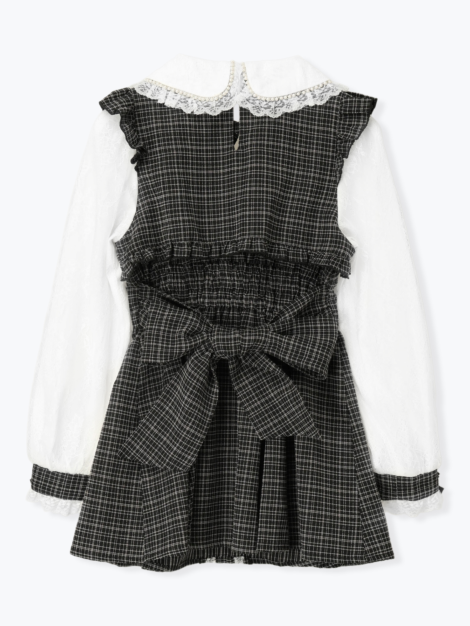 メニーリボンツイードセットアップ（セットアップ｜ピンク・サックス