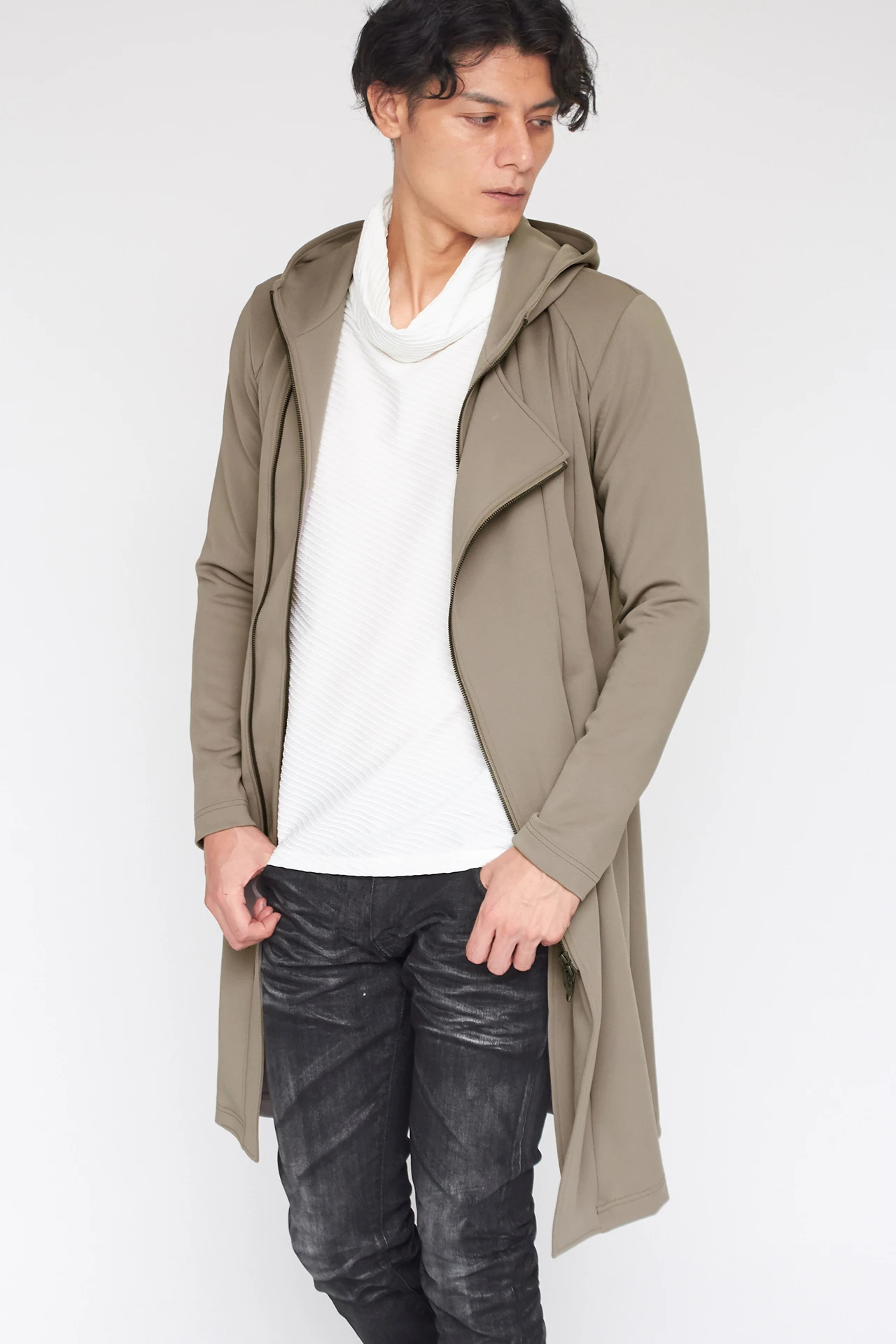 TORNADO MART∴ダブルZIPレイヤーロングフーディ / TORNADO MART