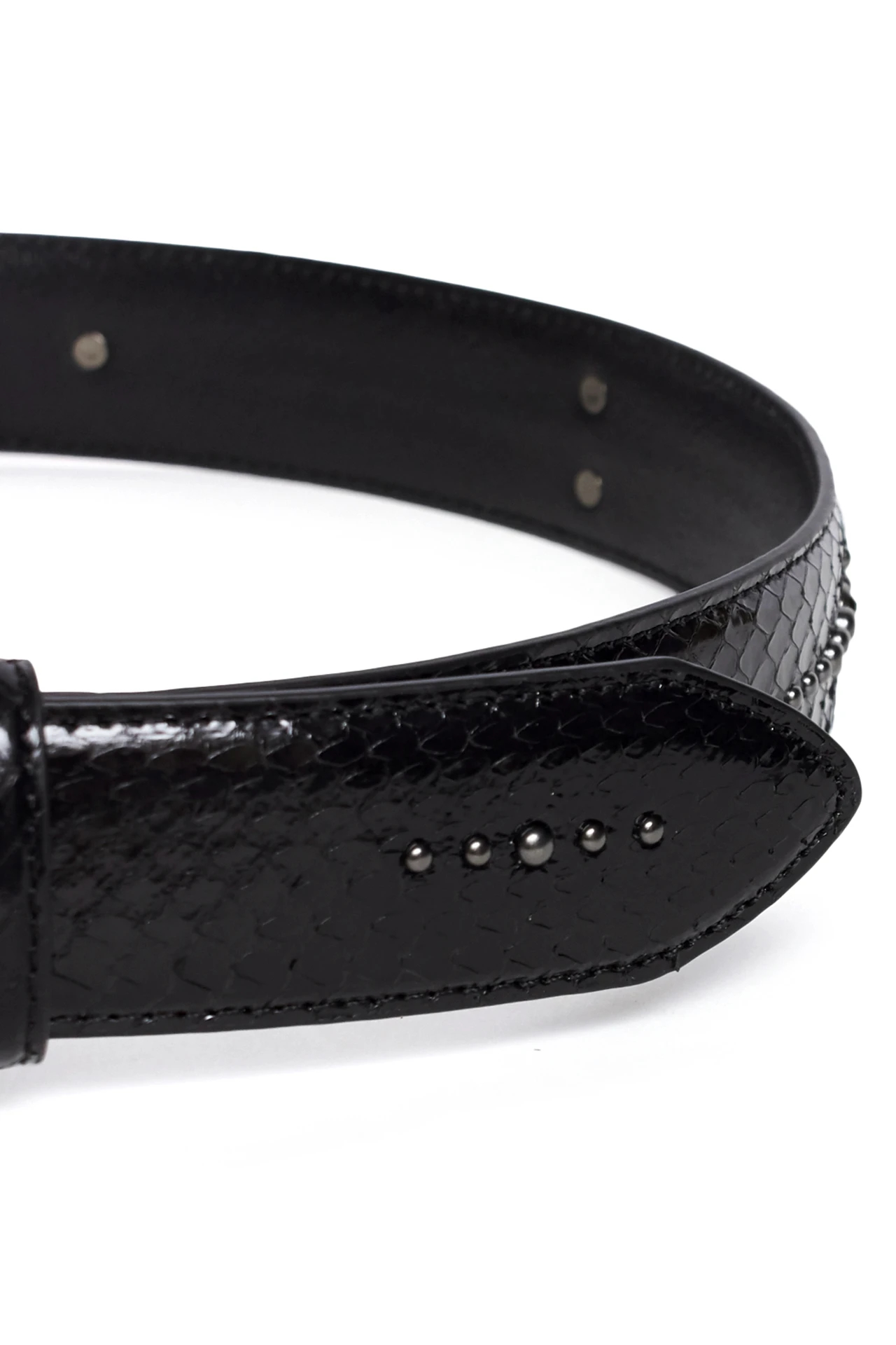 TORNADO MART∴オーバルTOPスタッズスネークベルト / TORNADO MART