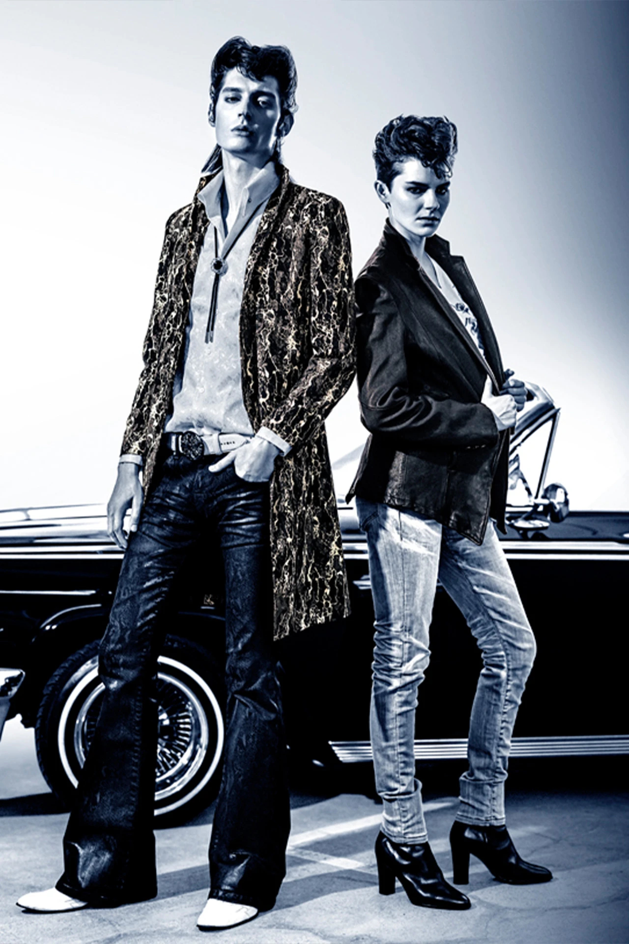 TORNADO MART∴オーバルTOPスタッズスネークベルト / TORNADO MART