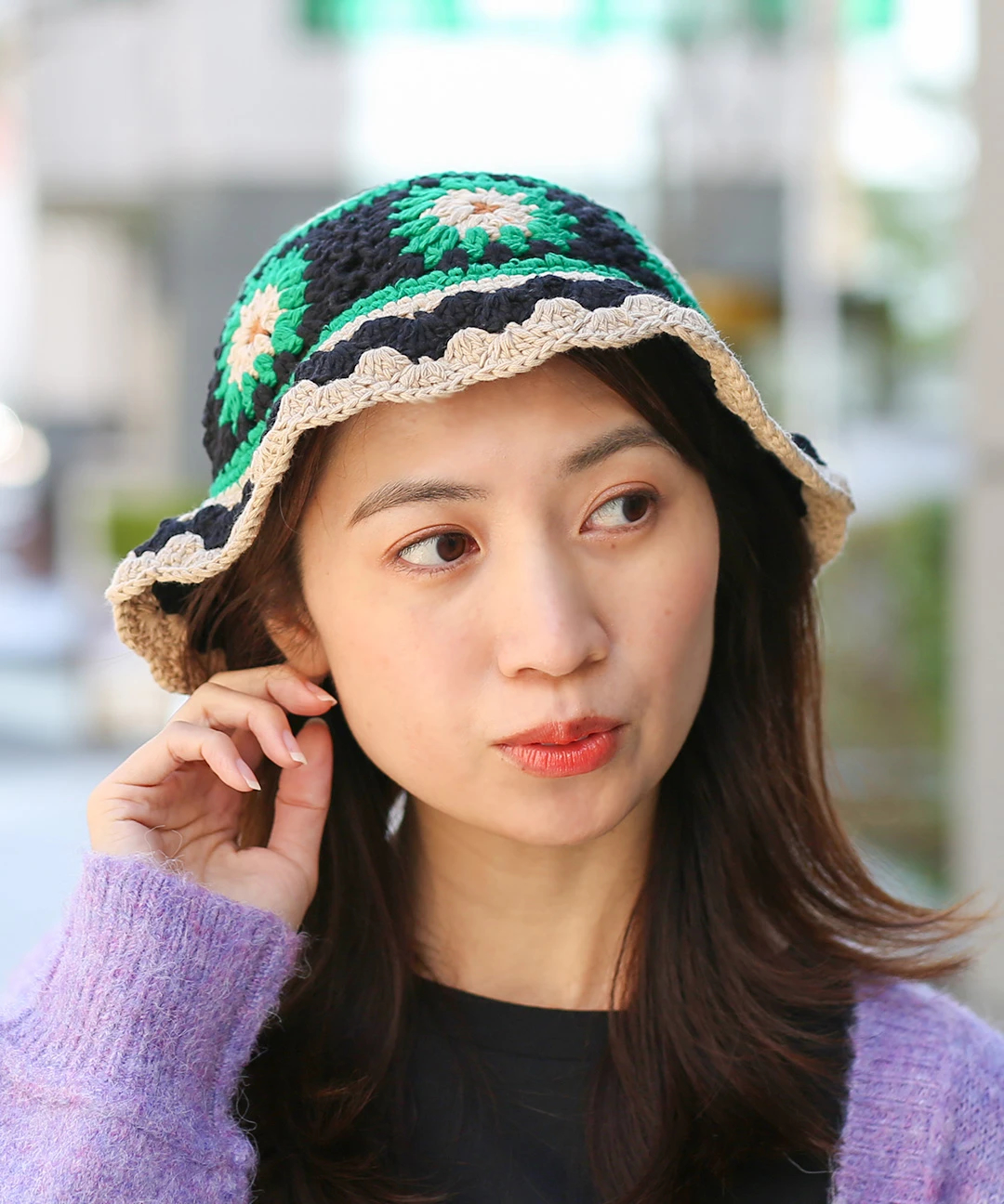 カラフルクロシェハット / ハット | エスニックファッション＆雑貨の