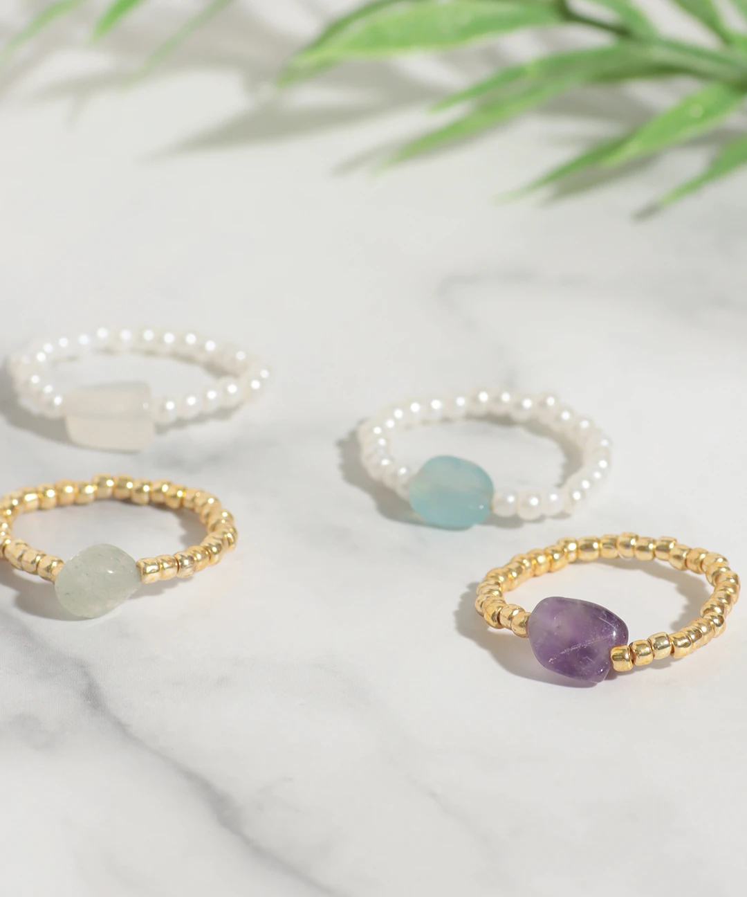 天然石リングセット / 指輪・カフリング | エスニックファッション