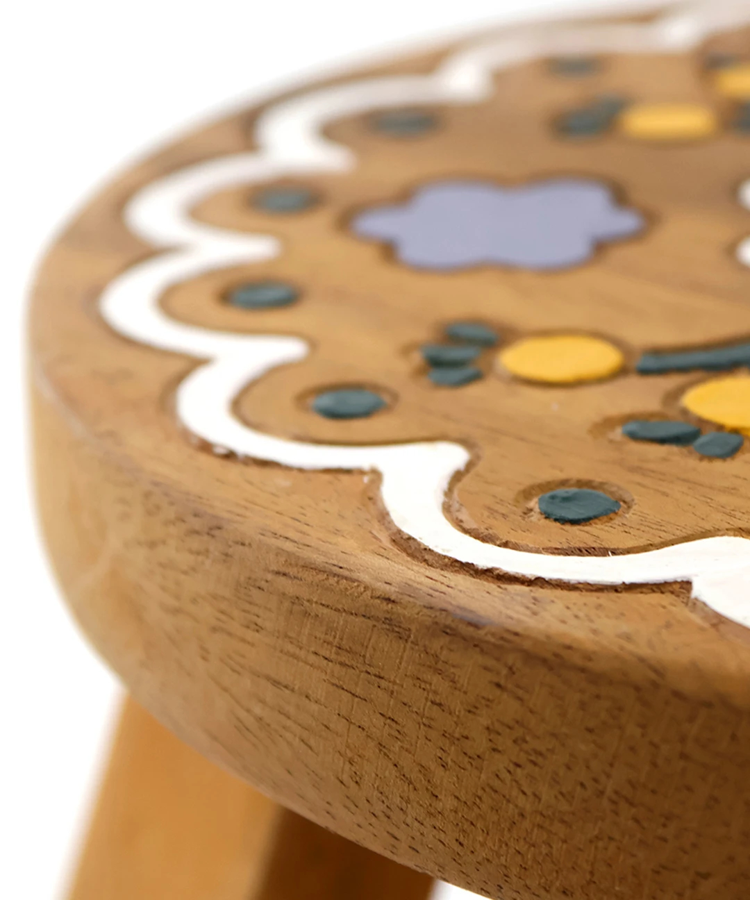 ラウンドスツール フラワー【WEB限定】 / 椅子・スツール | エスニック