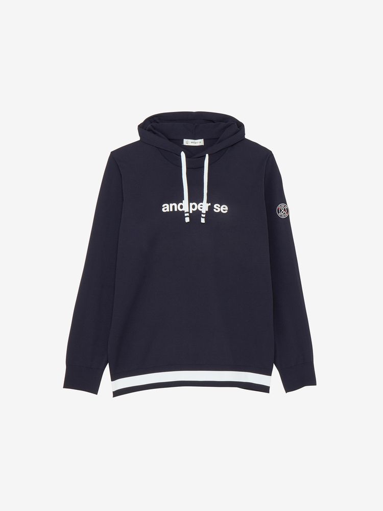 ◇超美品◇アンパスィ and per se メンズパーカー M ネイビー ◇超美品