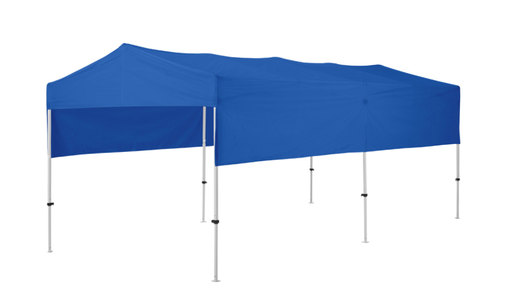 イベントテント】［アドテント］2.7m×5.4m(18～20人用)半横幕付き