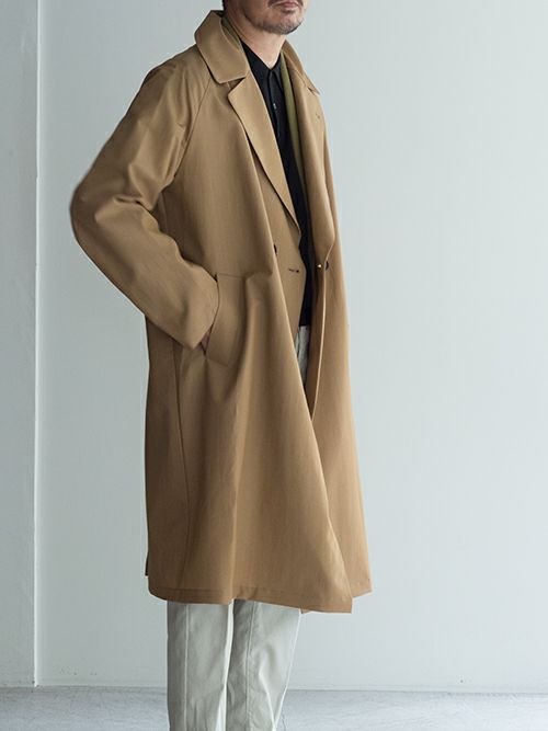 Hevo イーヴォ ベルテッドコート BRINDISI CAMEL | ITAL STYLE WEAR