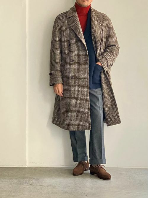 TITO ALLEGRETTO ティトアレグレット ダブルブレストコート BROWN.C