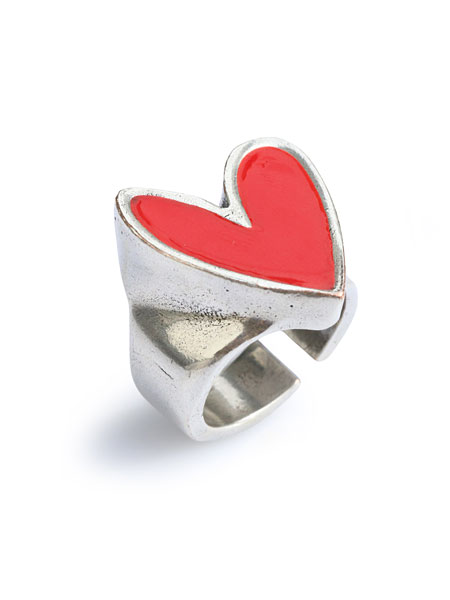 Otro Accesorio (オトロアクセソリオ) Red Enamel Heart Ring