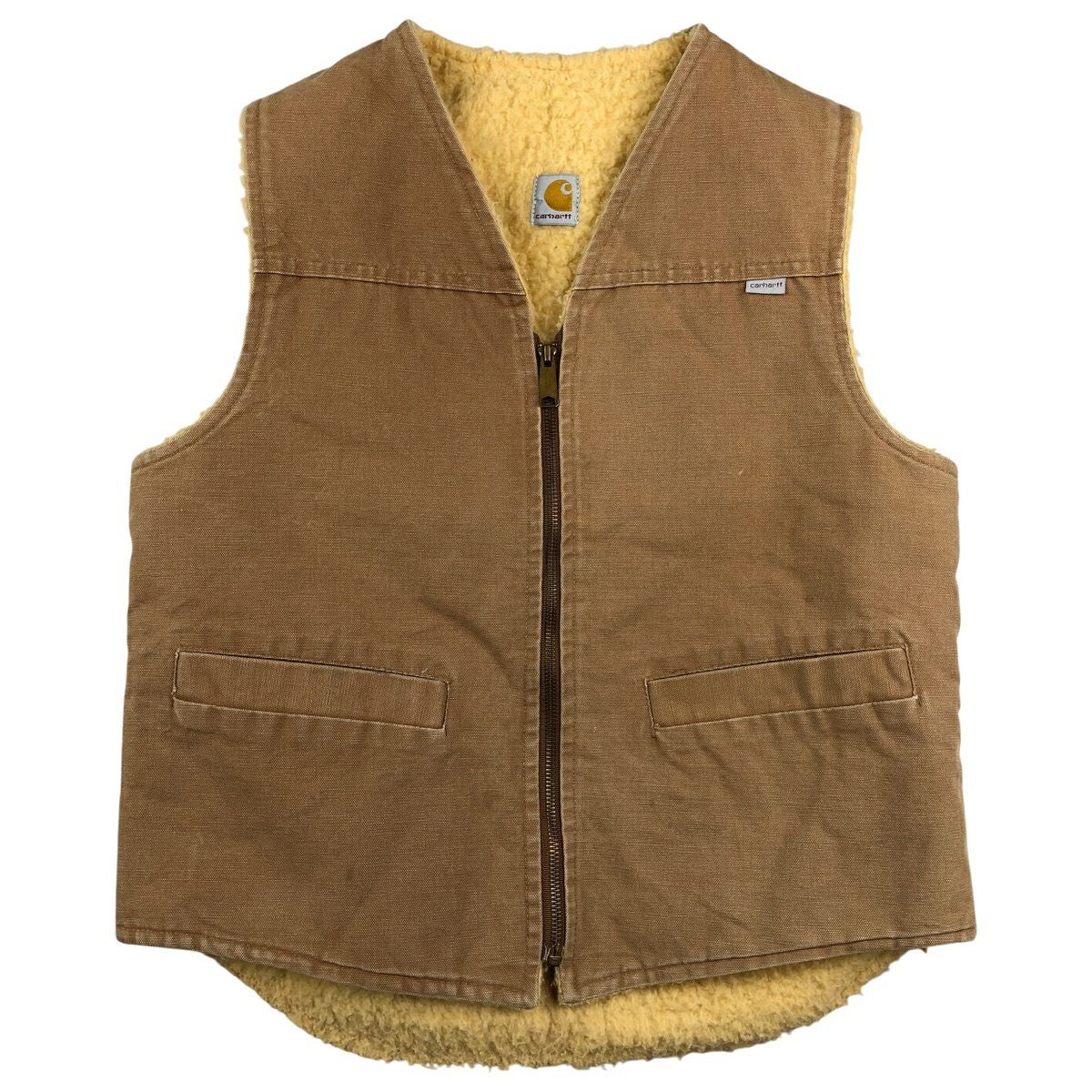 古着 80年代 カーハート Carhartt ダックベスト USA製 メンズM相当