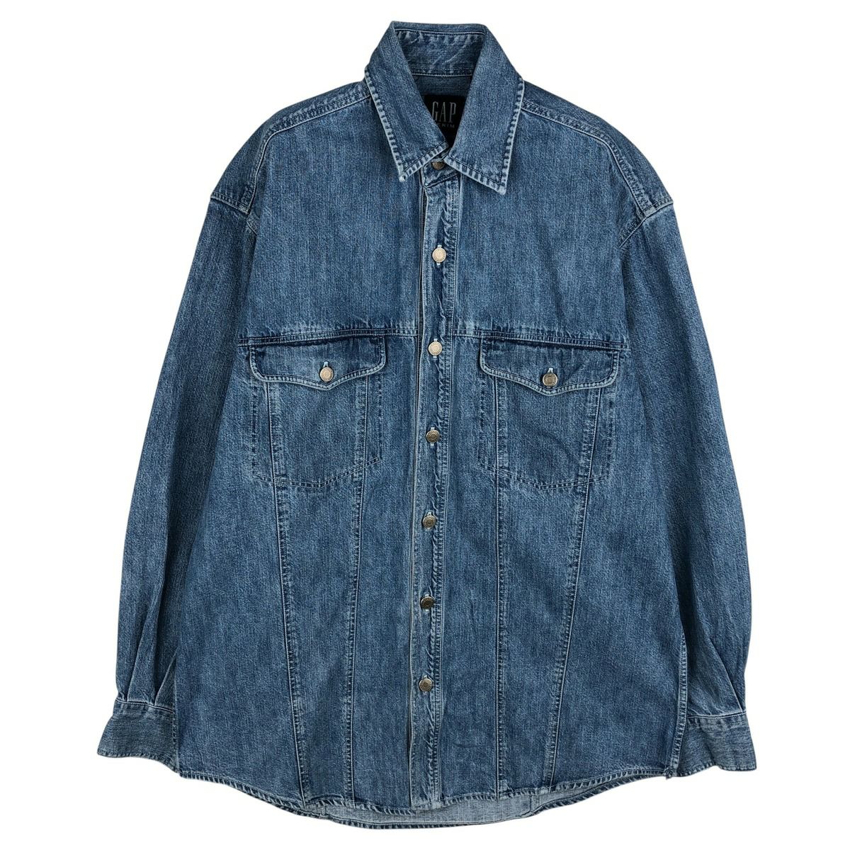 古着 90年代 ギャップ GAP DENIM オールドギャップ 長袖 デニムシャツ