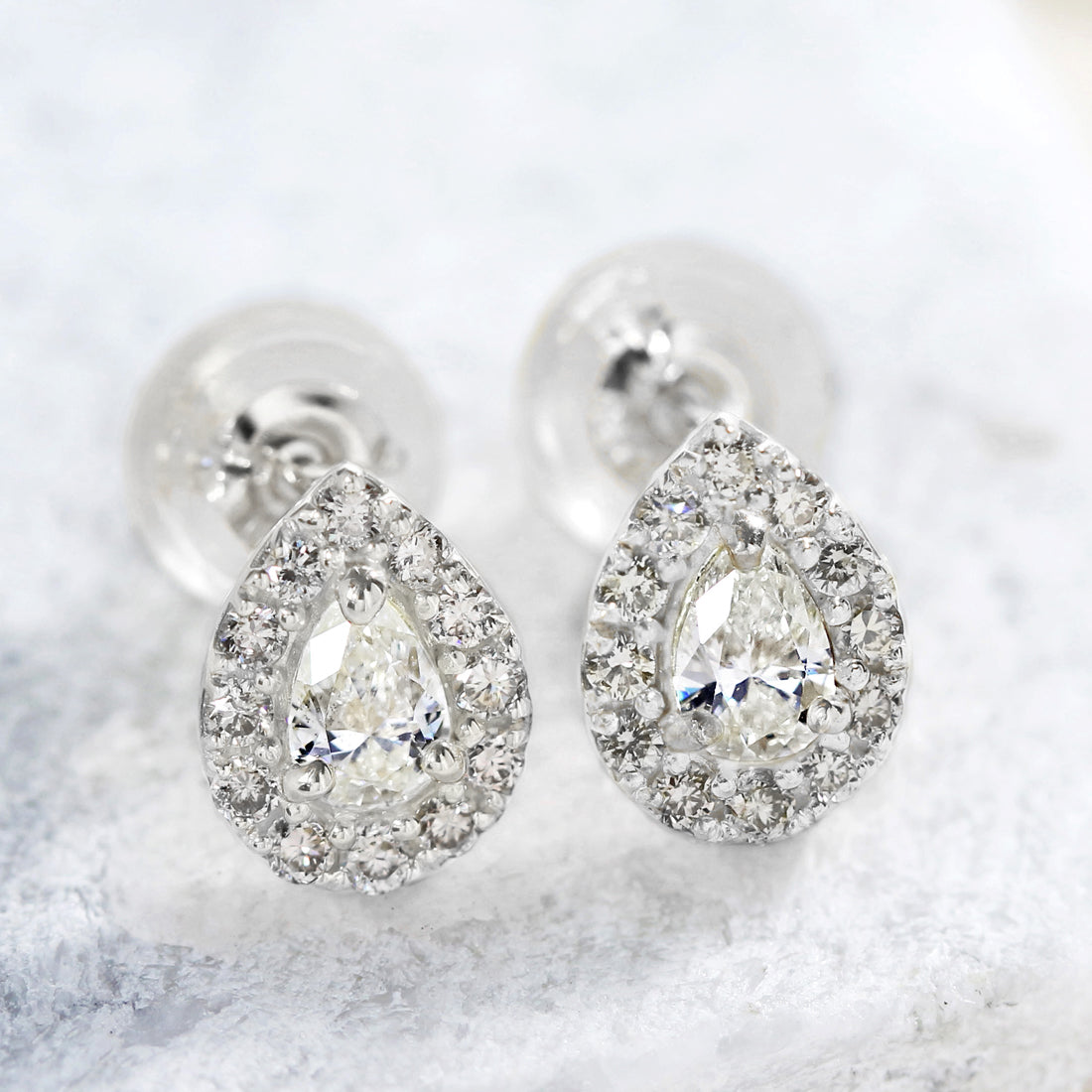 ティアドロップ ダイヤモンドピアス PT – JaMais Jewelry