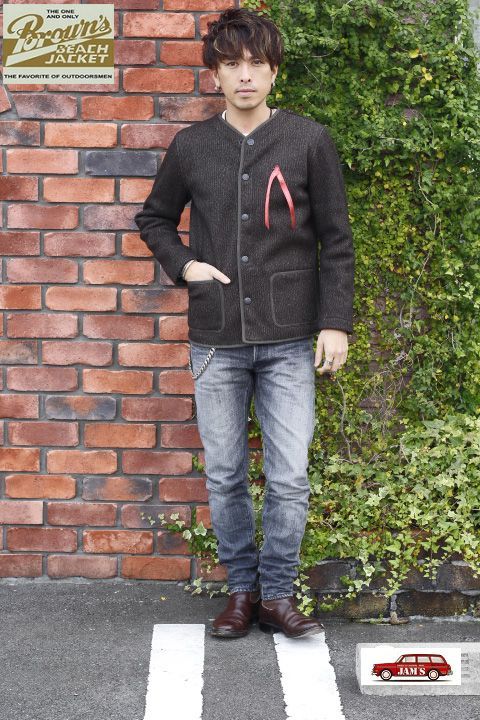 Browns BEACH」NO COLLAR JACKET ブラウンズビーチ ノーカラー