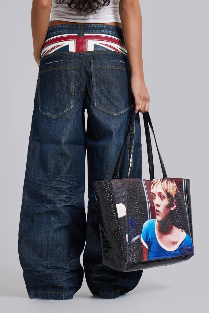 Union Jack Indigo Colossus Jeans | Jaded London