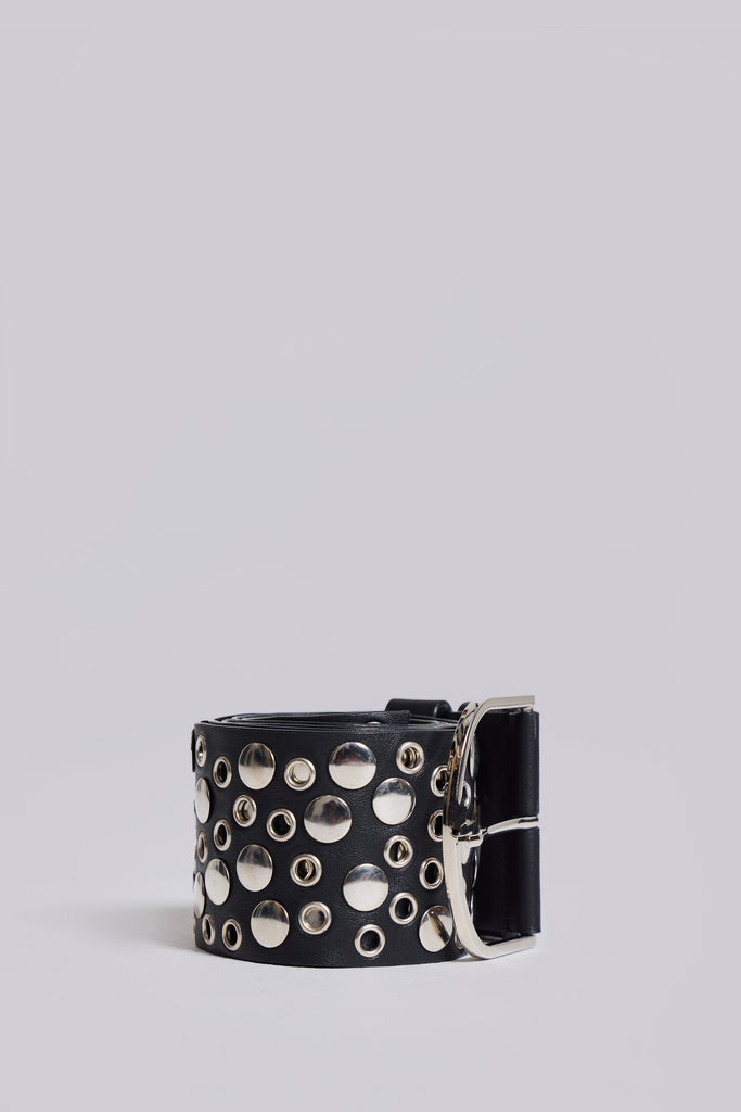 Osmium Studded Belt In Black | Jaded London | Clothing
